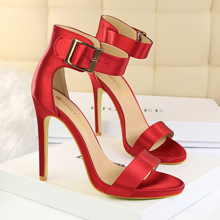 STRAPPY STILETTO HEELS