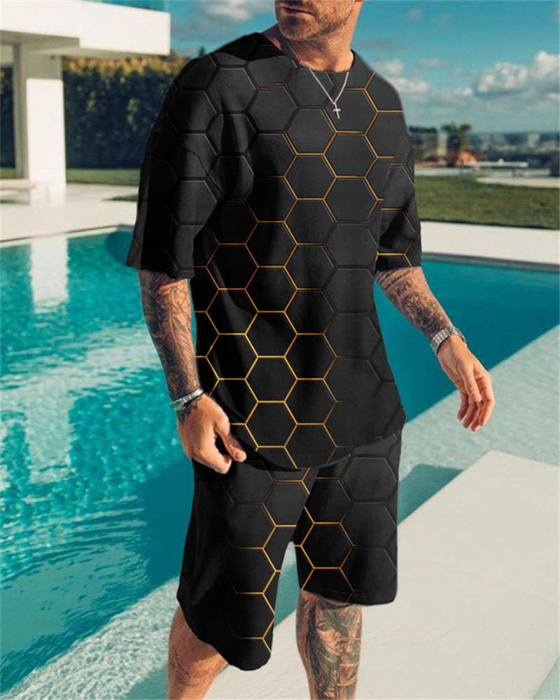 GRAPHIC PRINTED SUMMER SUITS