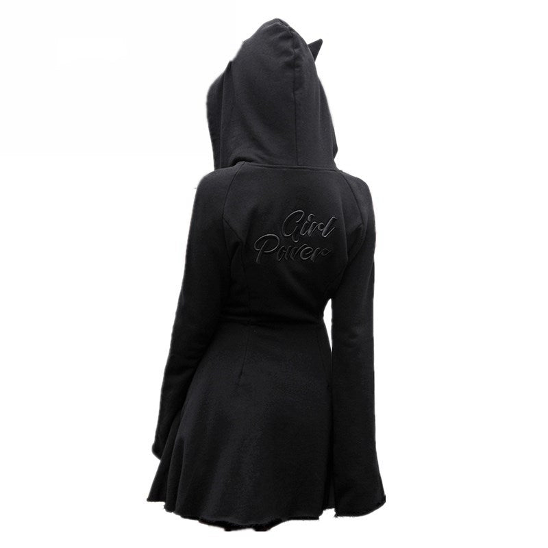 ANIMAL EAR HOODIE DRESS
