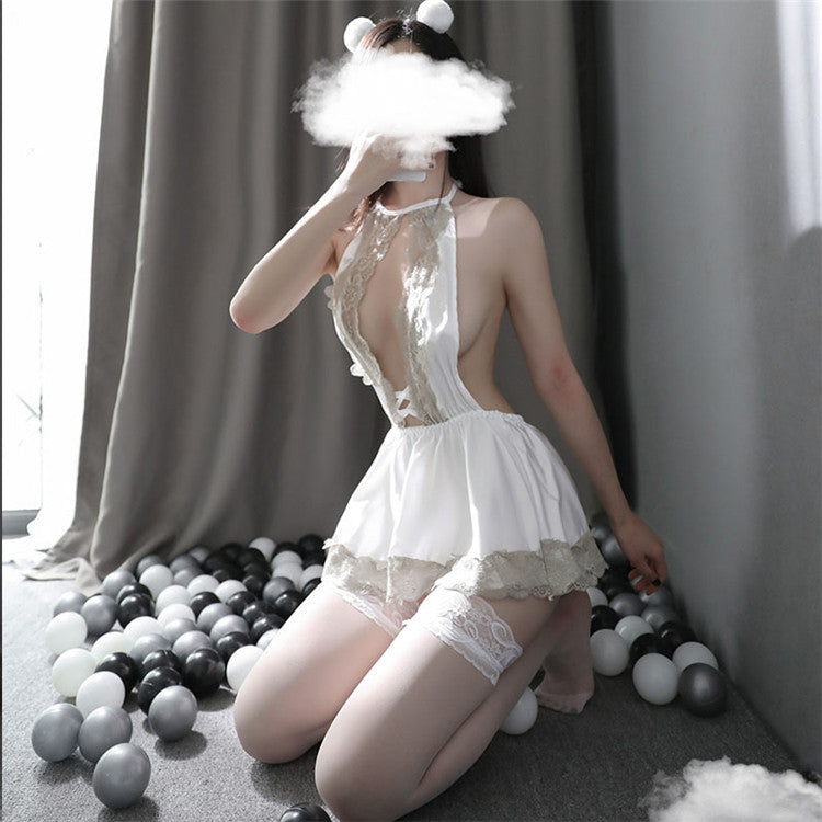 Satin Halter Lingerie