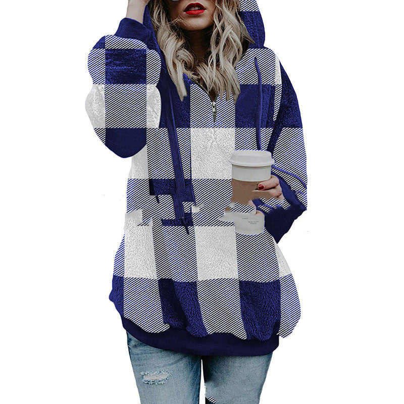 SHERPA ZIPPER HOODIE