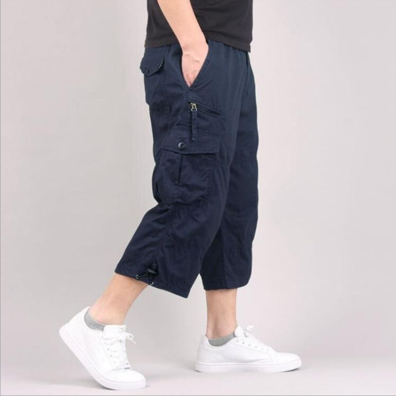 Loose Cropped Pants