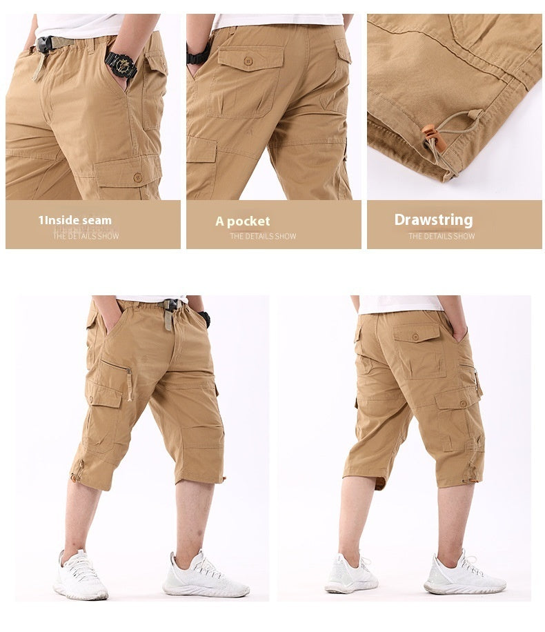 Loose Cropped Pants