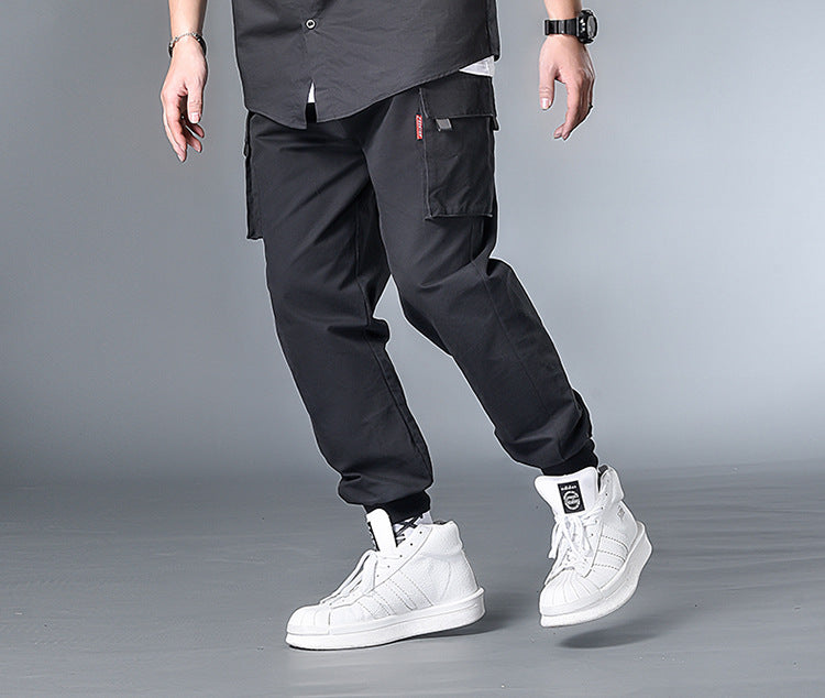 PLUS SIZE MEN'S COTTON CARGO PANTS