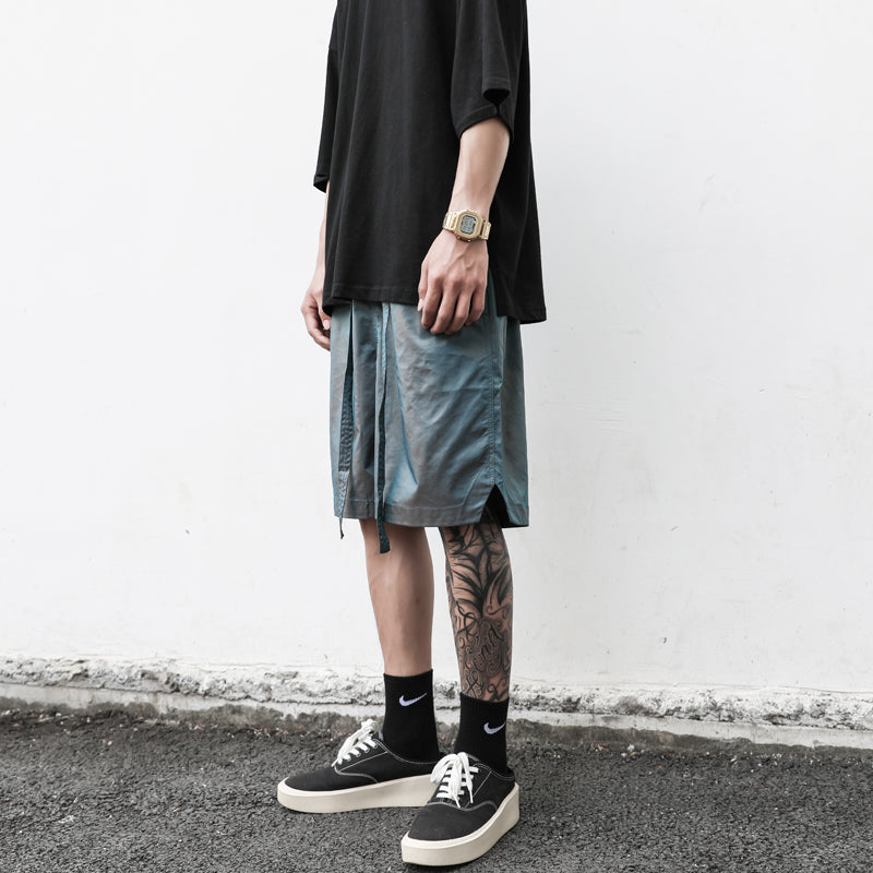 LOOSE FIT SOLID COLOUR SHORTS