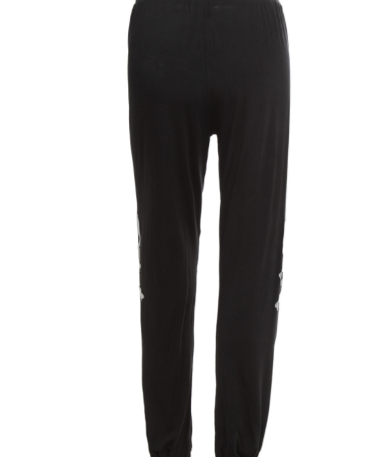 SKULL PRINTED JOGGERS
