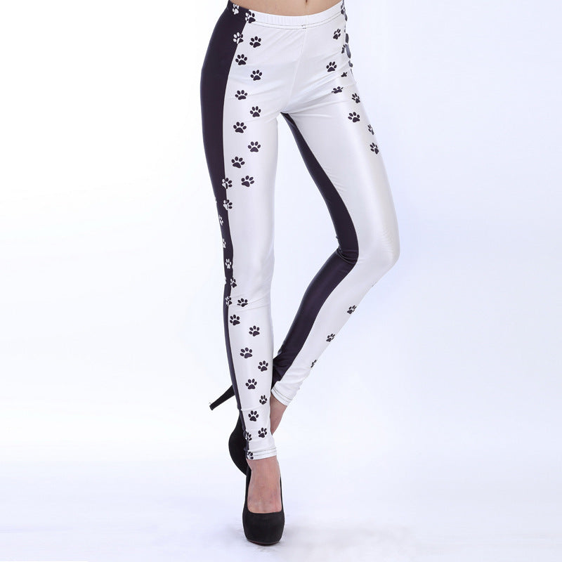 PAW PRINT LOW-WAIST LEGGING