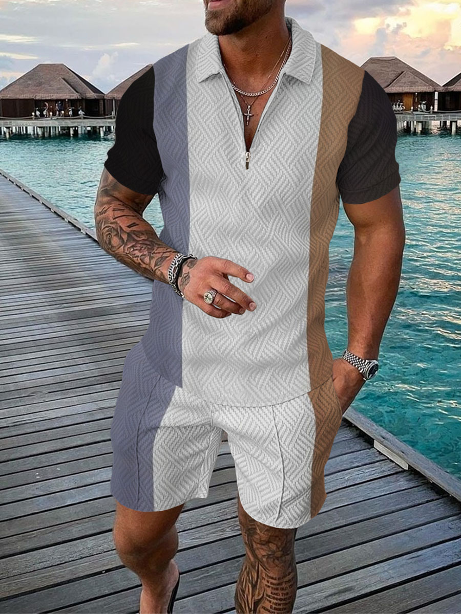 SOLID PRINT SUMMER SUITS