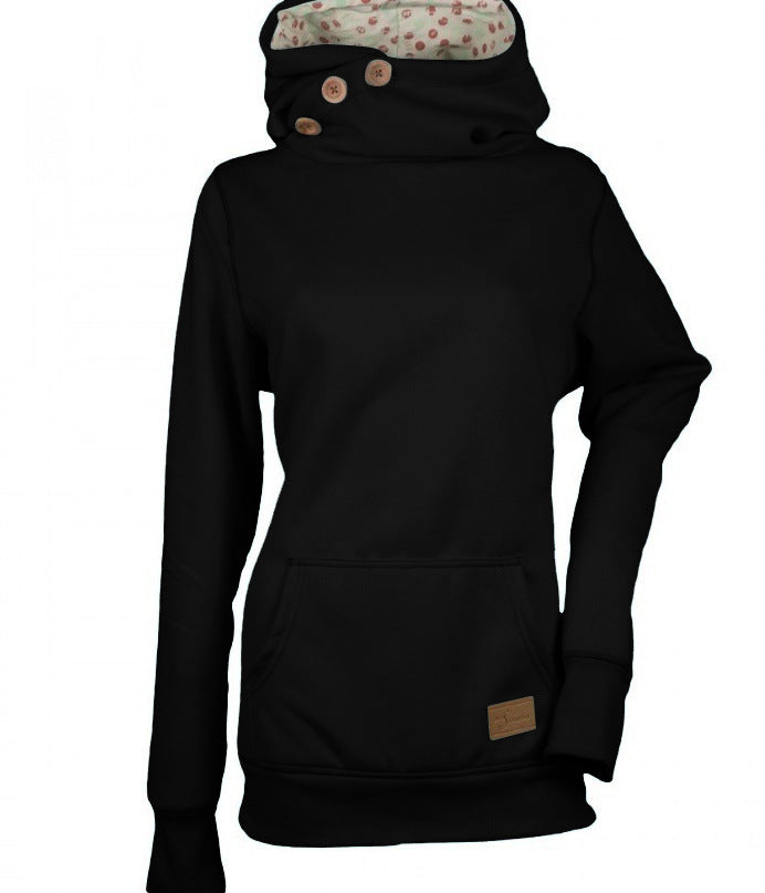BUTTON INNER LINING HOODIE
