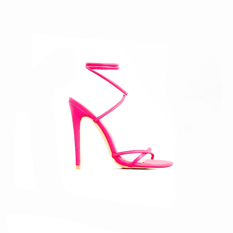 STRAPPY STILETTO HEELS