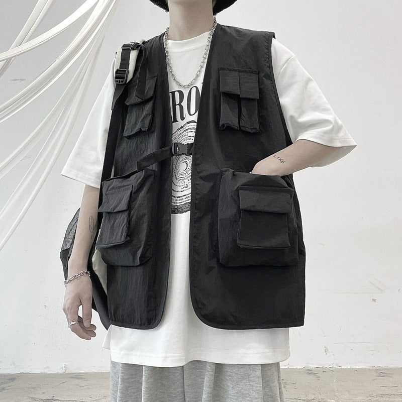 Summer Wind Tooling Vest Coat Male