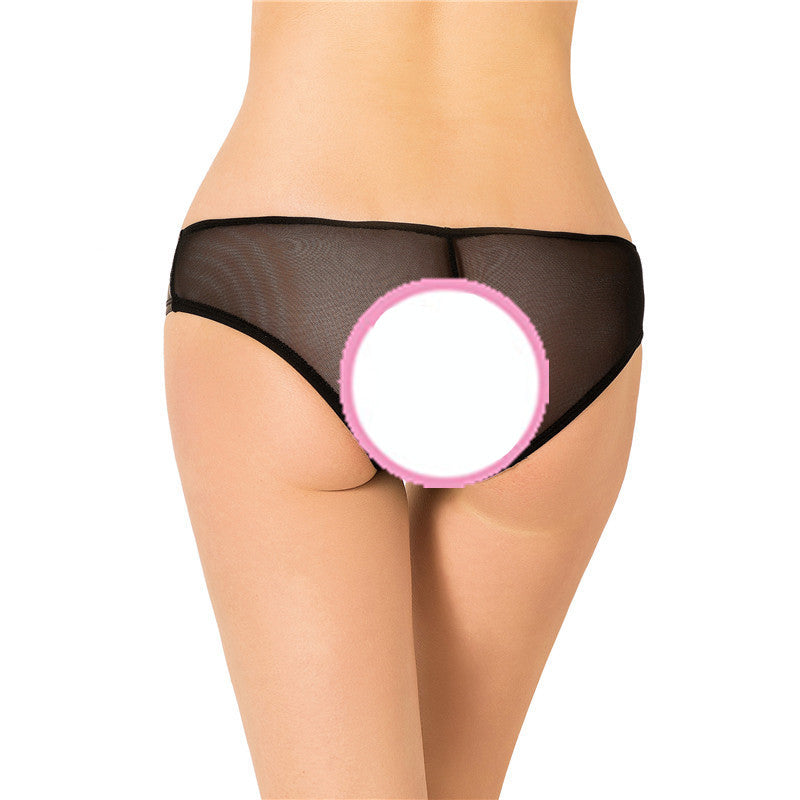 LEATHER ZIPPER BRAZILIAN PANTY