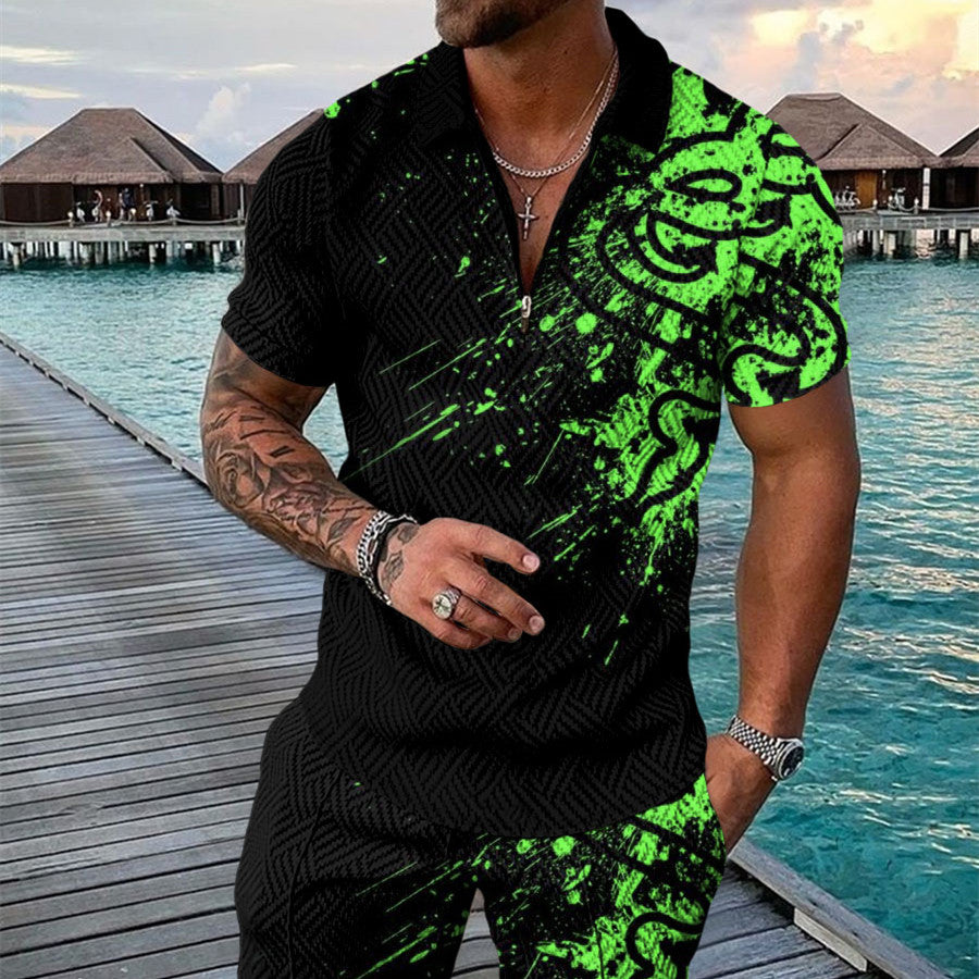 SOLID PRINT SUMMER SUITS