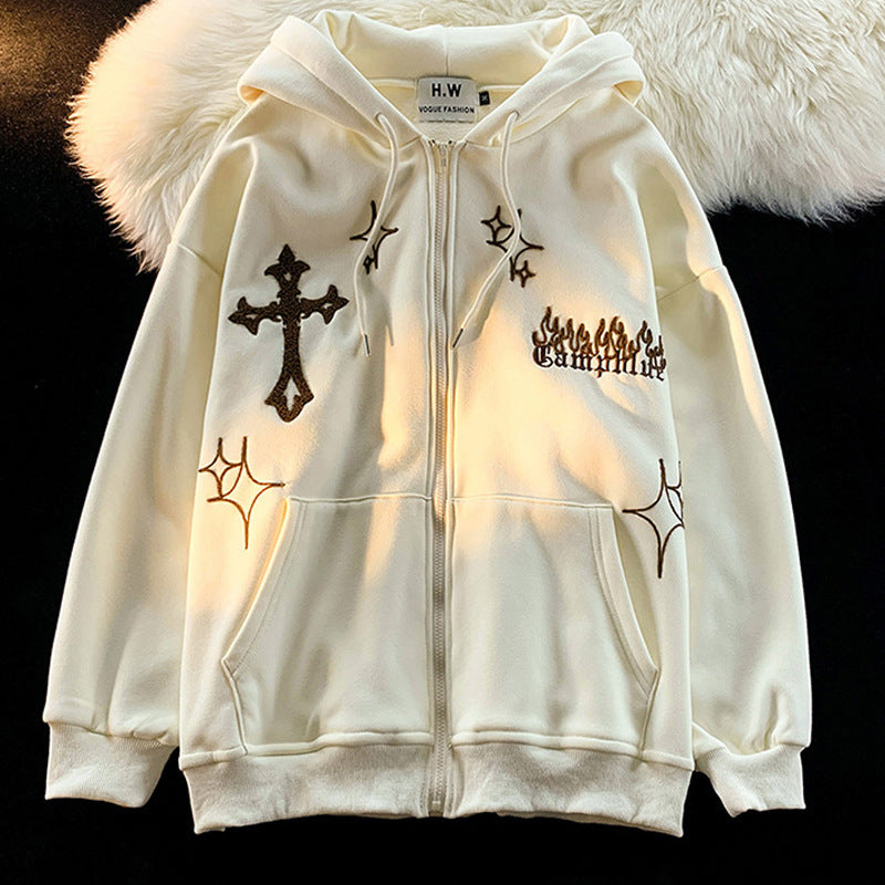 GOTHIC EMBROIDERY HOODIE