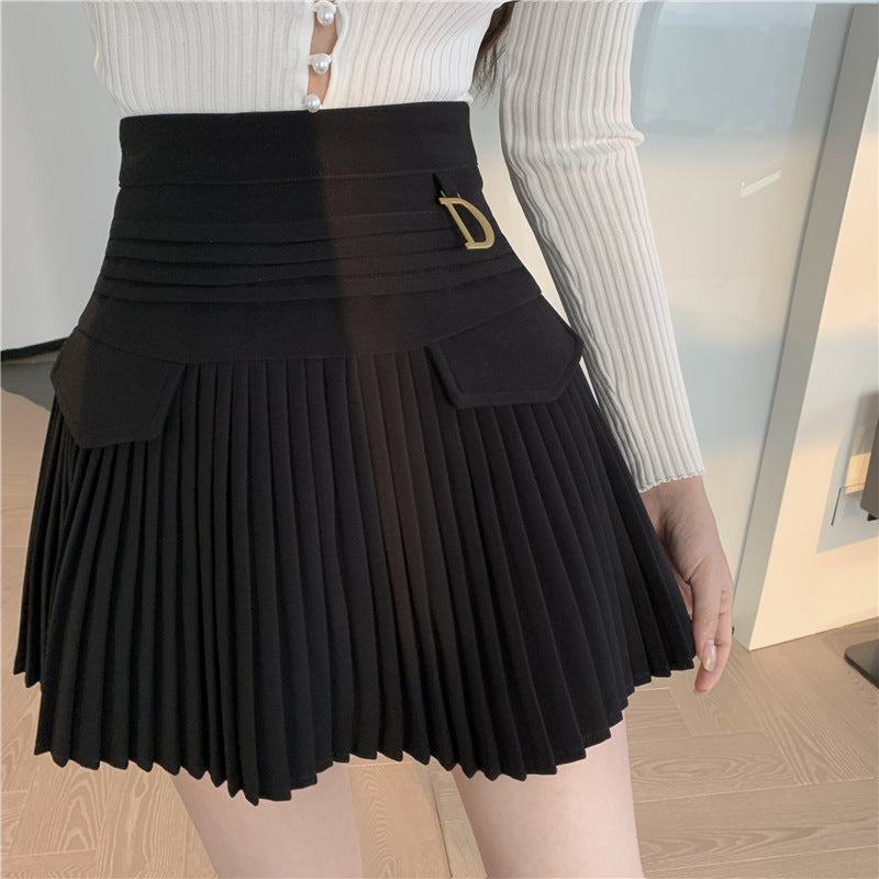 HIGH WAIST PLEATED SKIRT