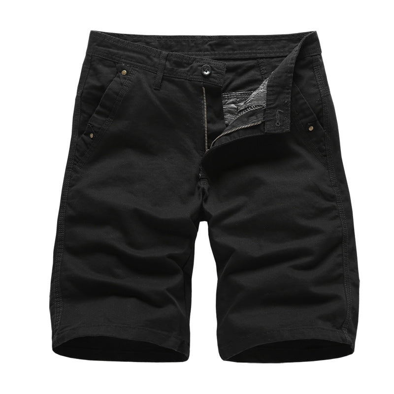 COTTON JEANS SHORTS