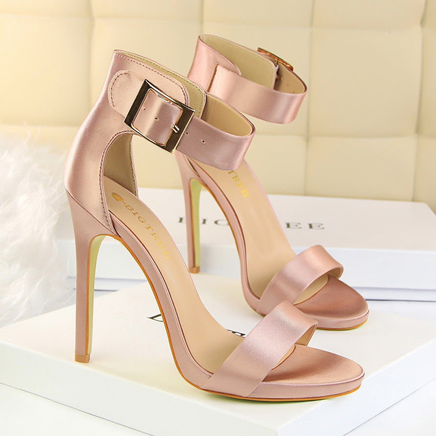 STRAPPY STILETTO HEELS