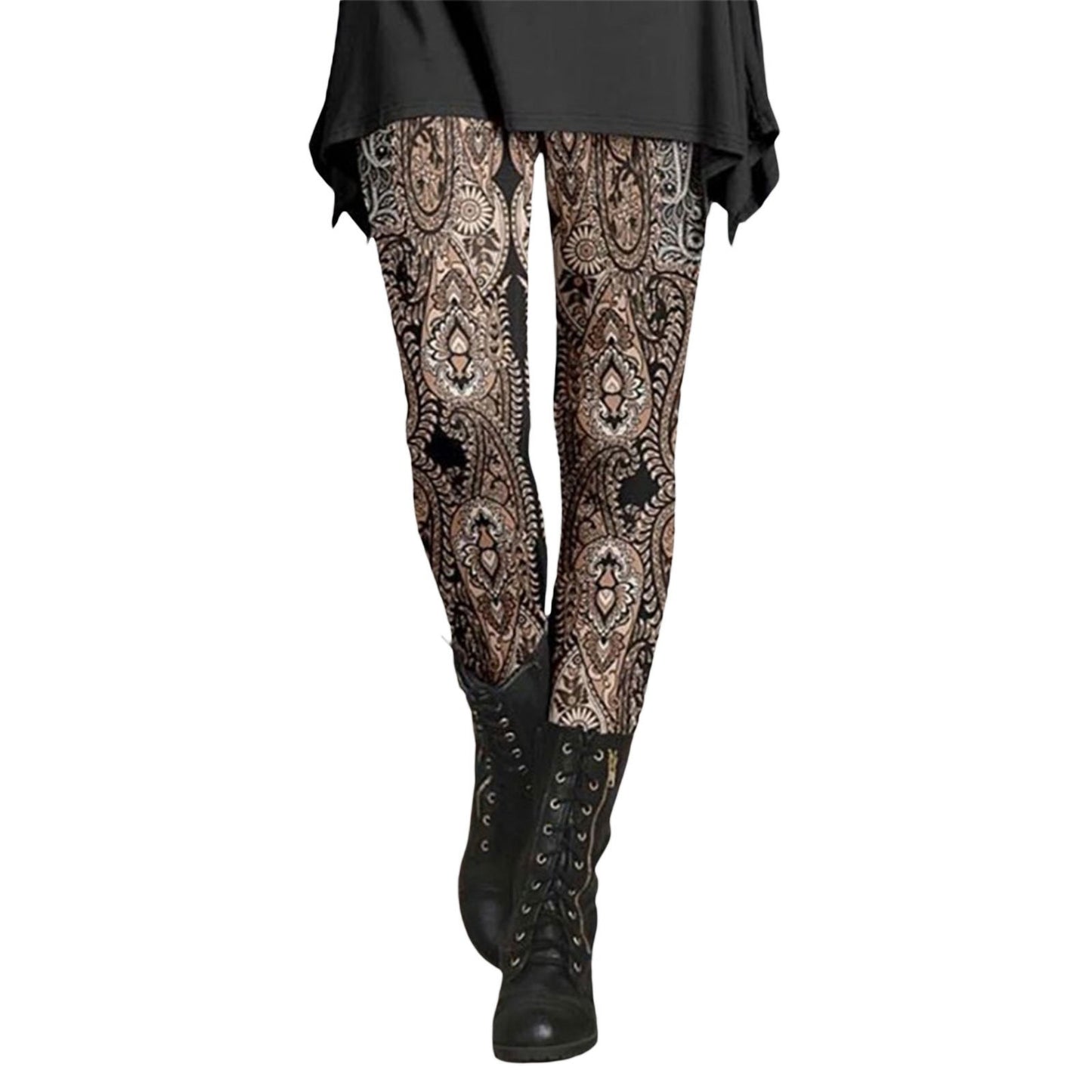 Women's Retro Ethnic Style Slimming Printed Leggings