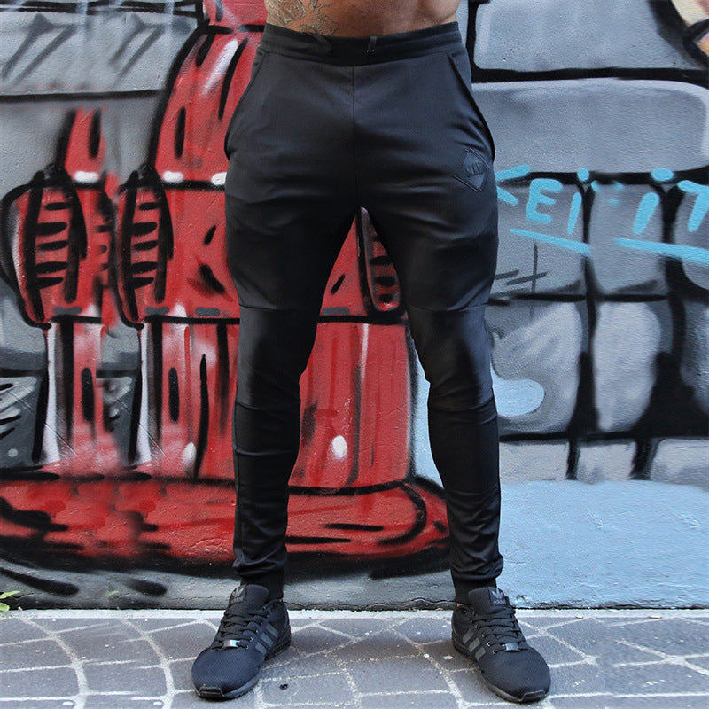MEN'S CASUAL LONG HIGH ELASTIC WAIST SLIM FITN JOGGERS