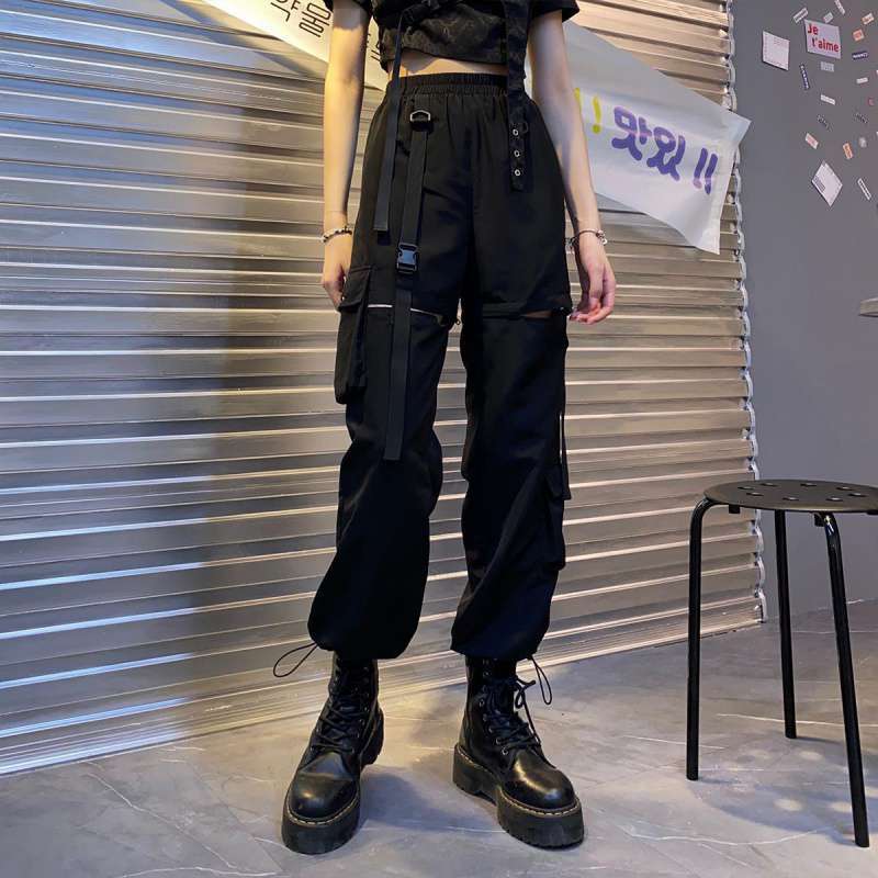 PATCHWORK CARGO PANTS