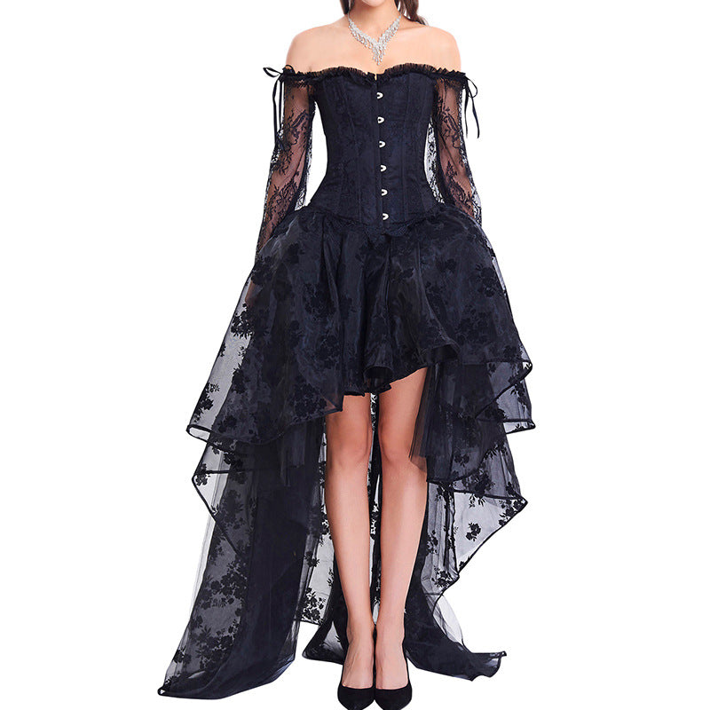 LACE CORSET DRESS