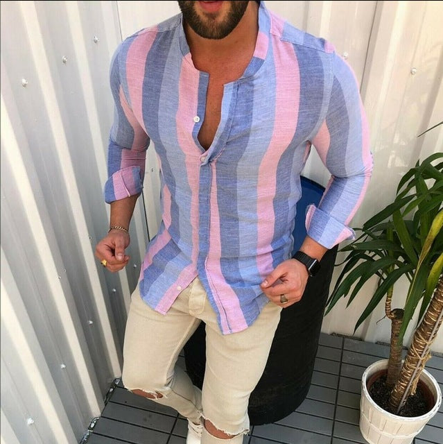 ROUND NECK PRINTED SHIRT