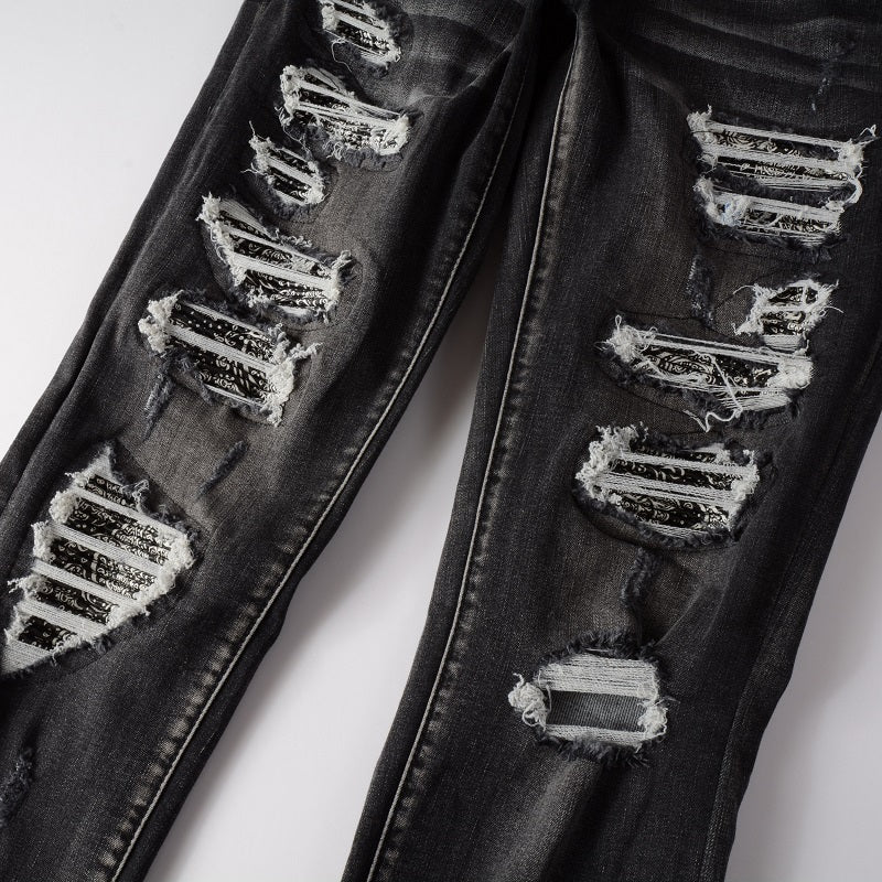 High Street Hipster Gram Grey Made Old Wash Jeans