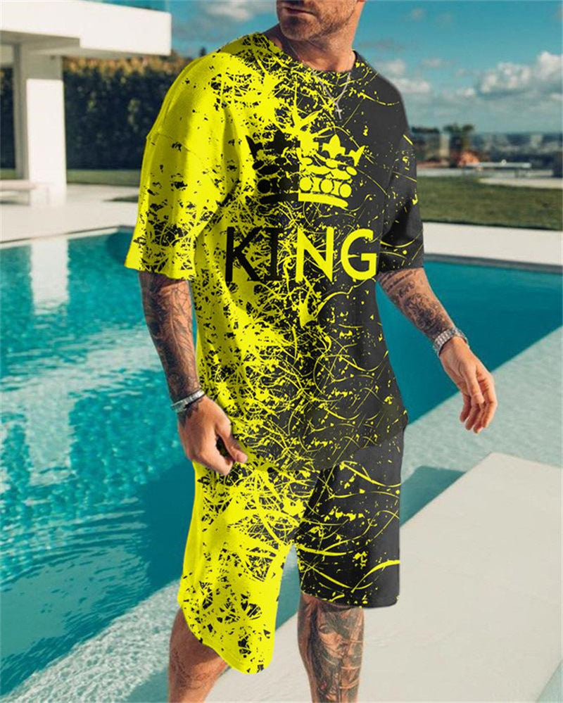 GRAPHIC PRINTED SUMMER SUITS
