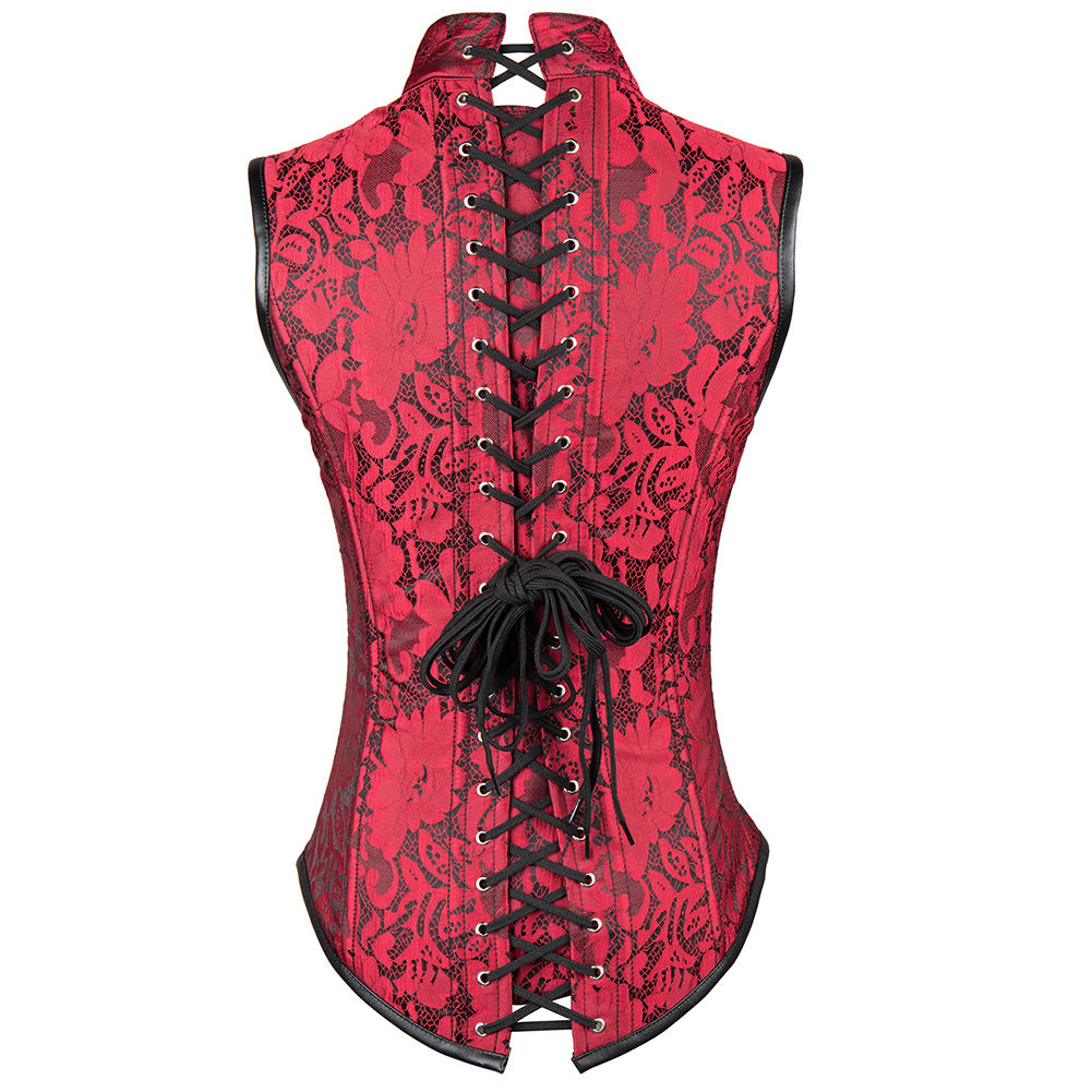 BUCKLED HALTER CORSET
