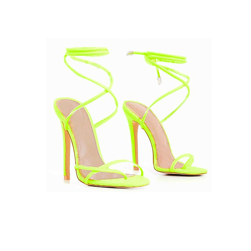 STRAPPY STILETTO HEELS