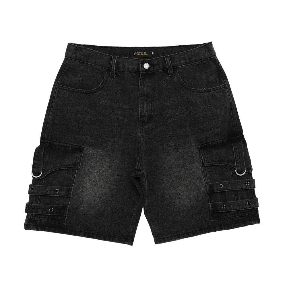 DENIM SHORTS