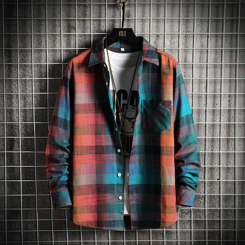 SINGLE POCKET PRINTED SHIRT