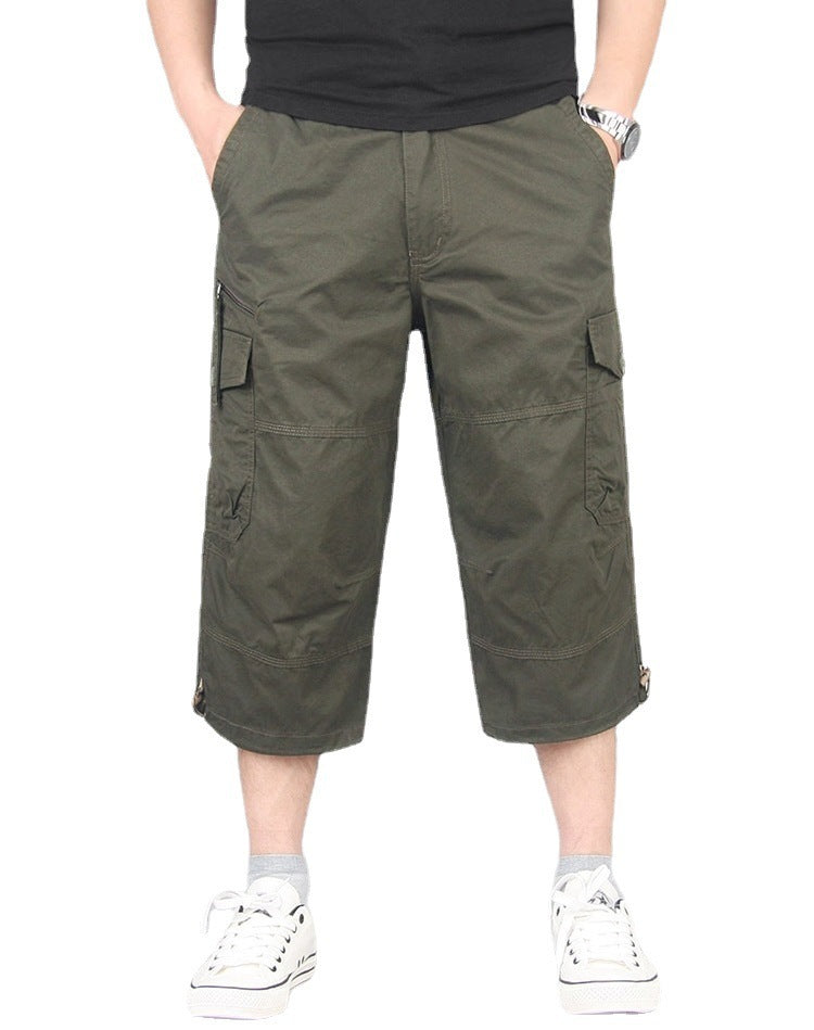 Loose Cropped Pants