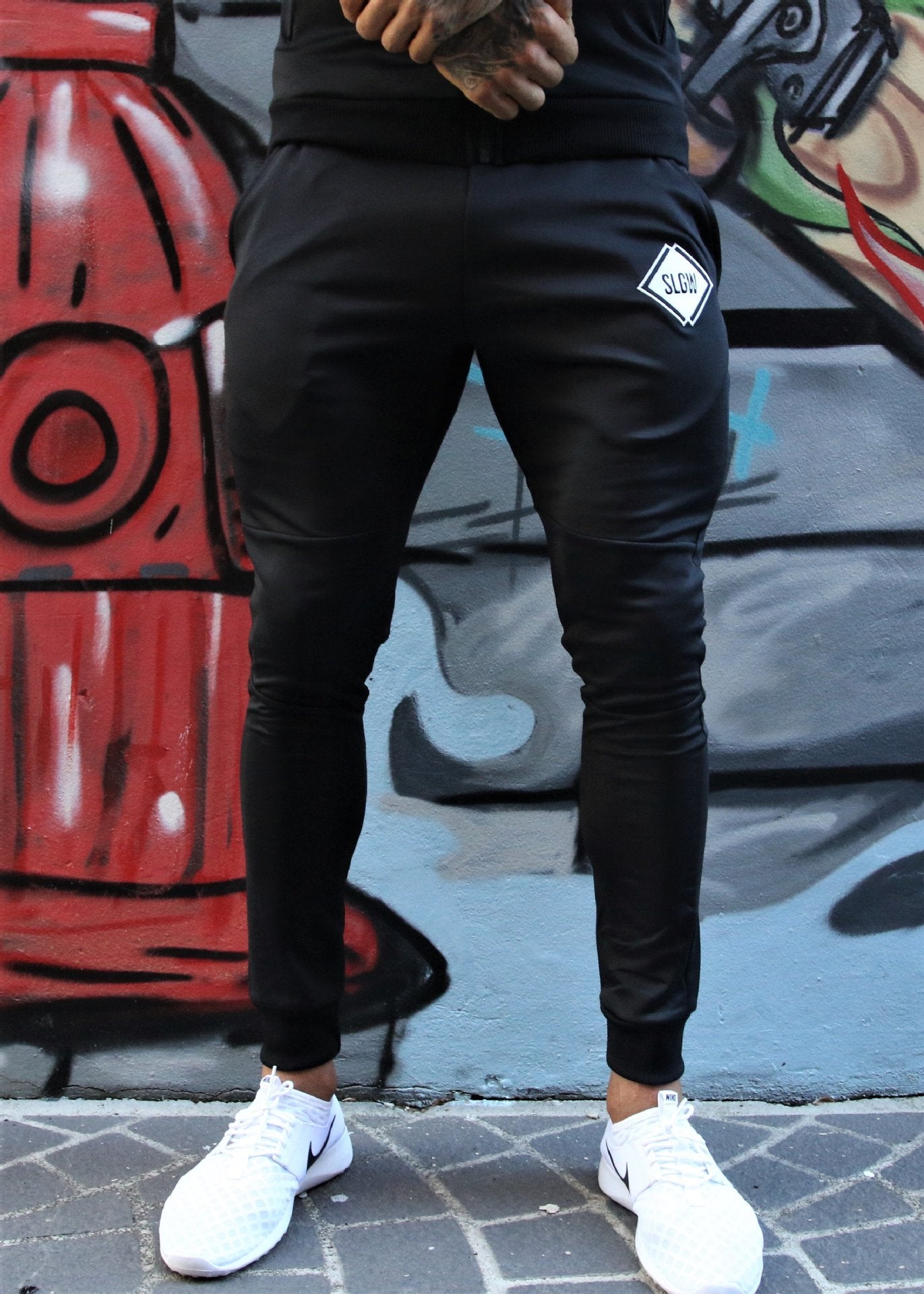 MEN'S CASUAL LONG HIGH ELASTIC WAIST SLIM FITN JOGGERS