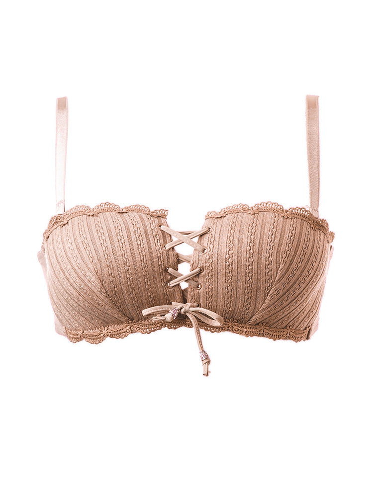 LACE-UP DEMI CUP