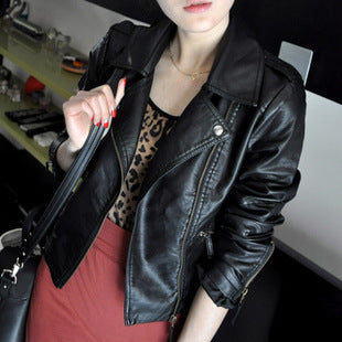 LEATHER ZIPPER JACKET