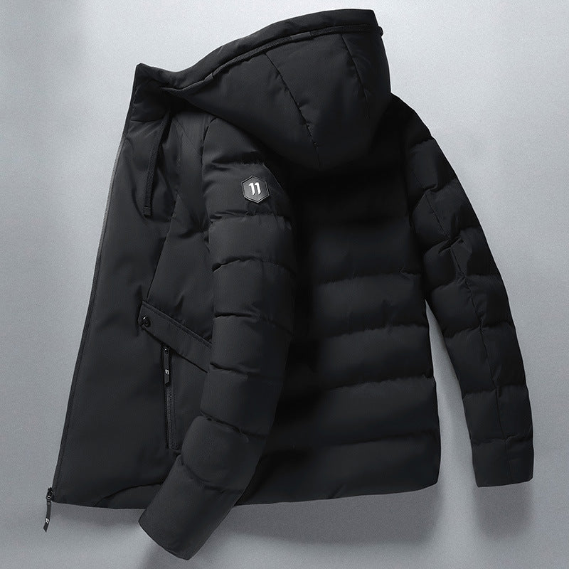 THICK WINTER LONG WINDBREAKER WINDPROOF CASUAL JACKET