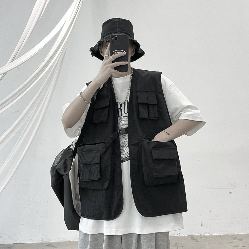 Summer Wind Tooling Vest Coat Male