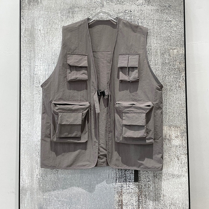Summer Wind Tooling Vest Coat Male