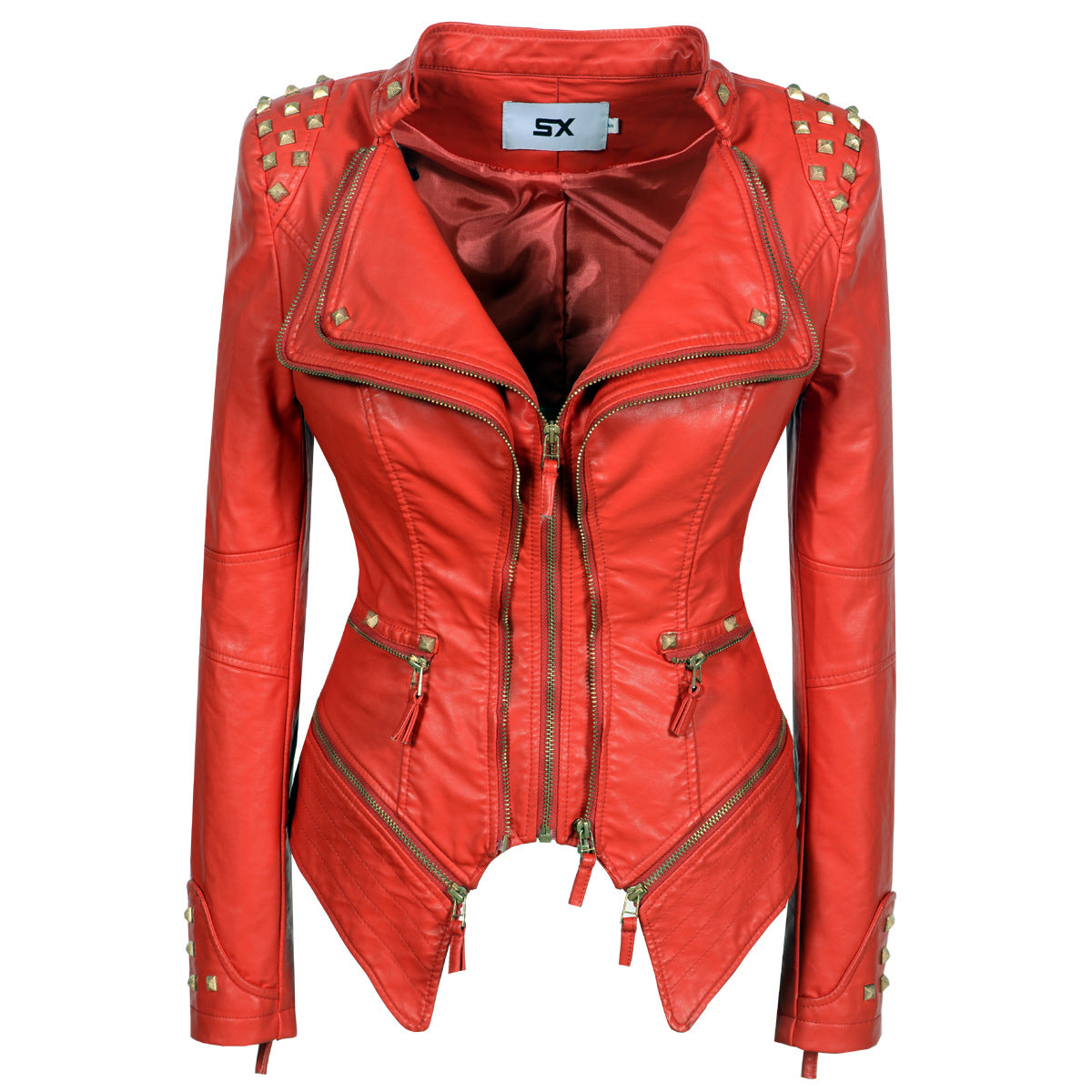 LEATHER DENIM JACKET