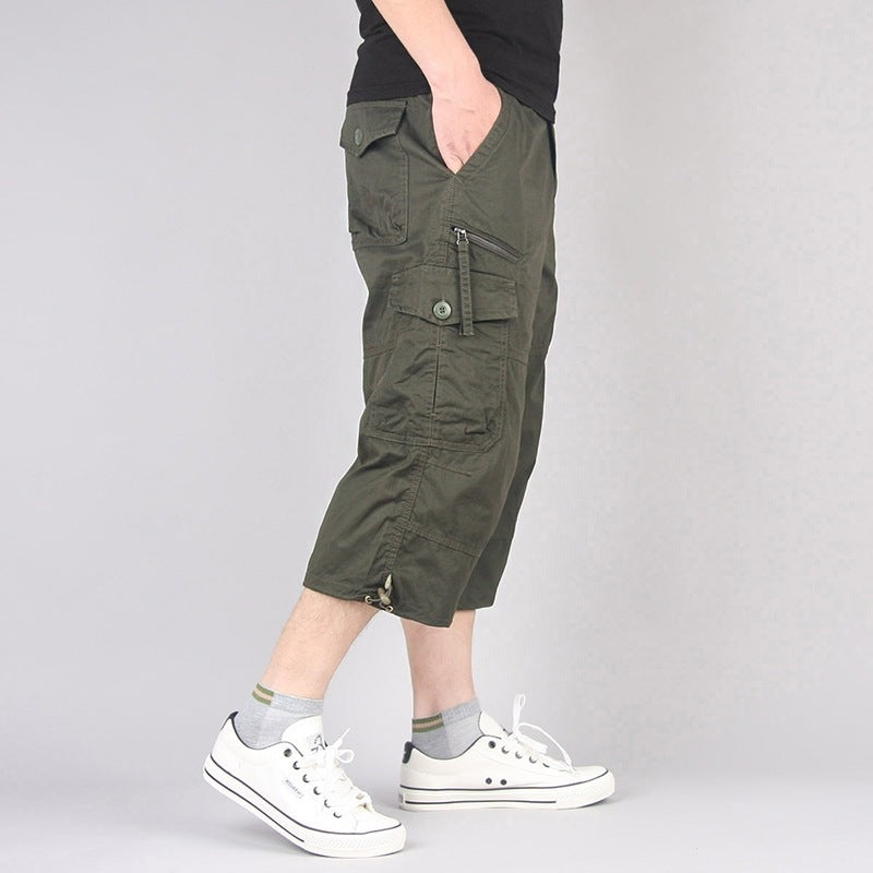 Loose Cropped Pants