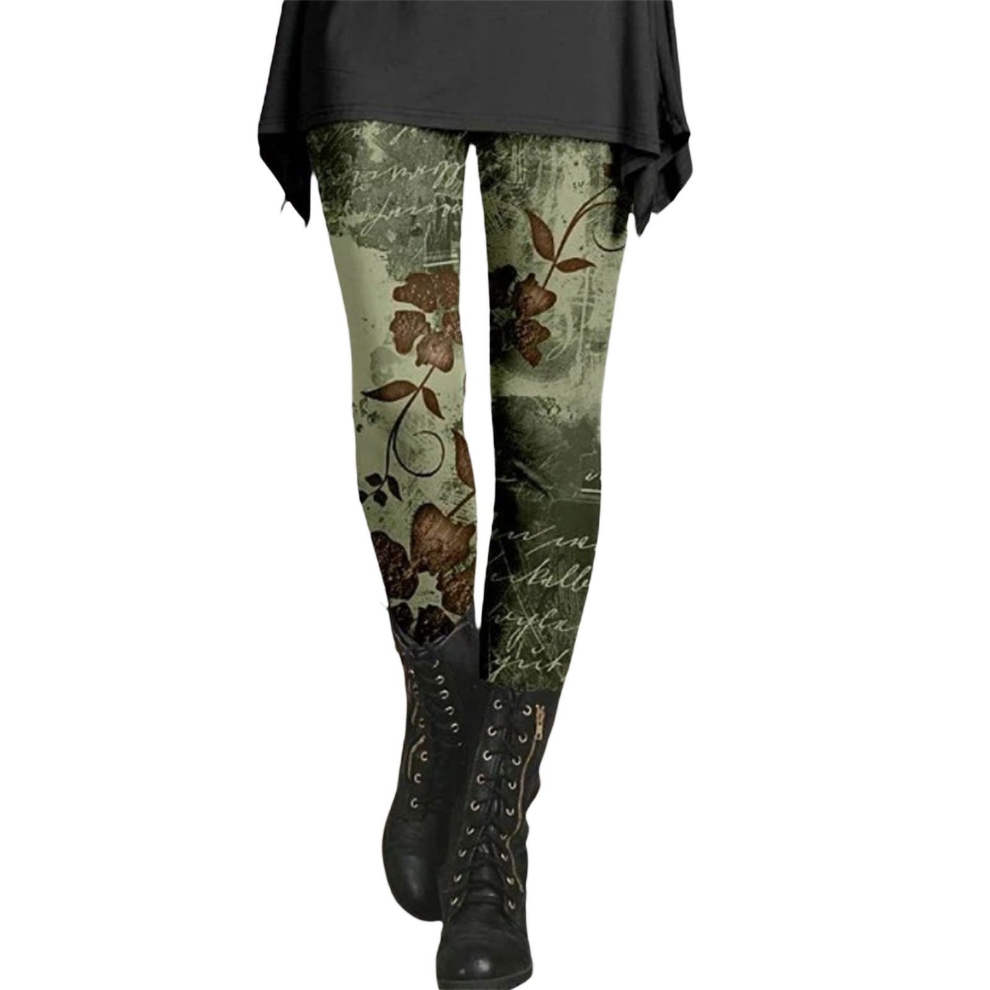 Women's Retro Ethnic Style Slimming Printed Leggings