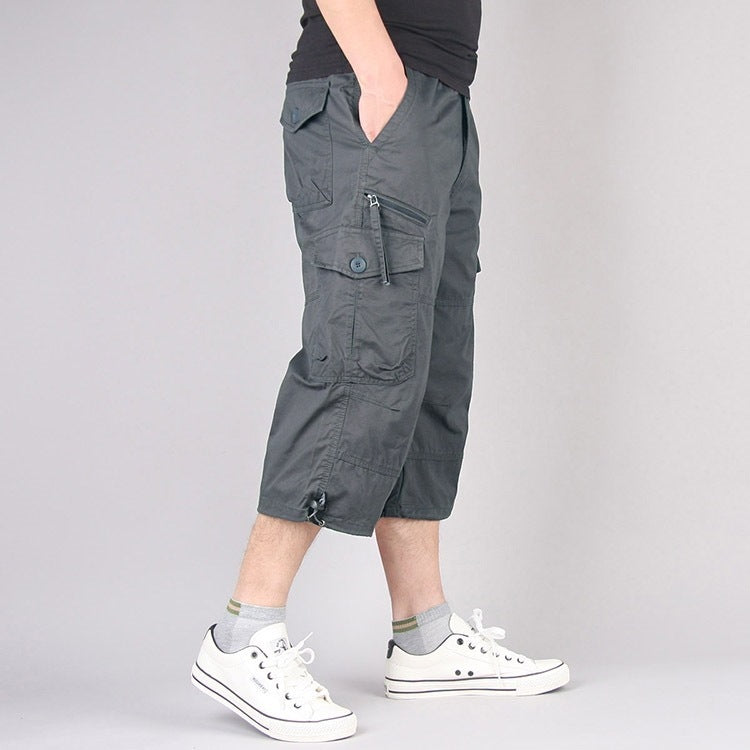 Loose Cropped Pants