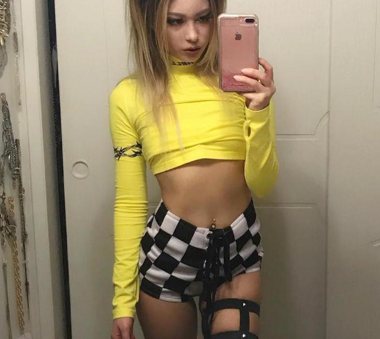 CHECKERED DRAWSTRING SHORTS