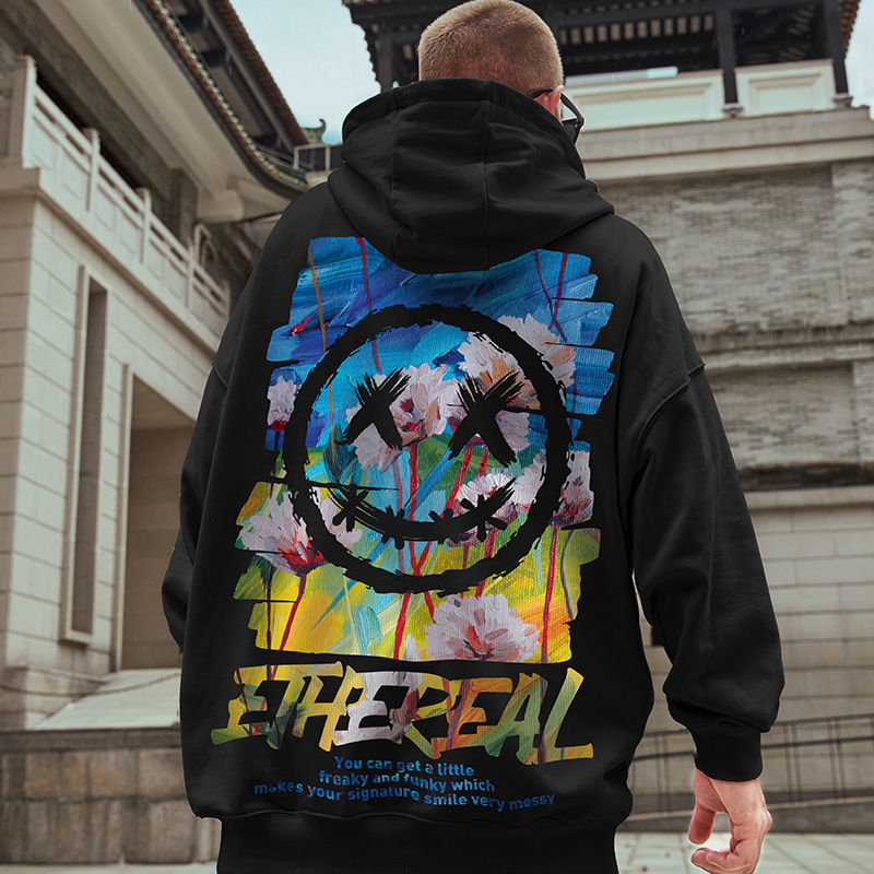 MEN HIGH STREET LOOSE FIT HOODIE