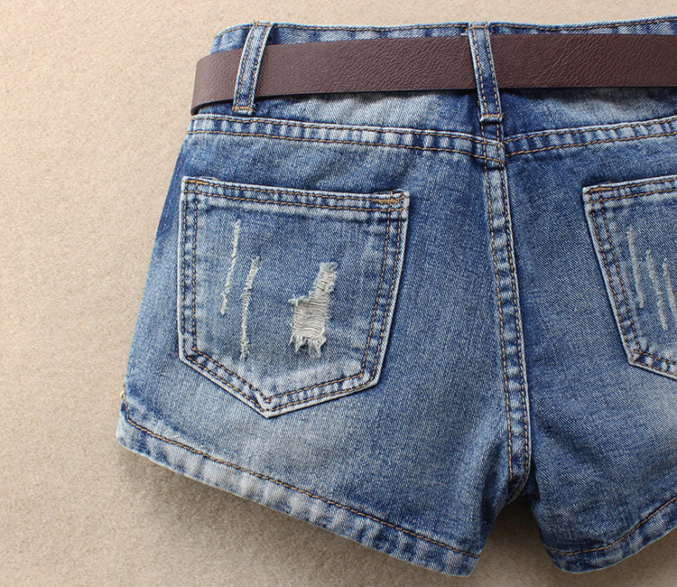 DENIM SHORTS