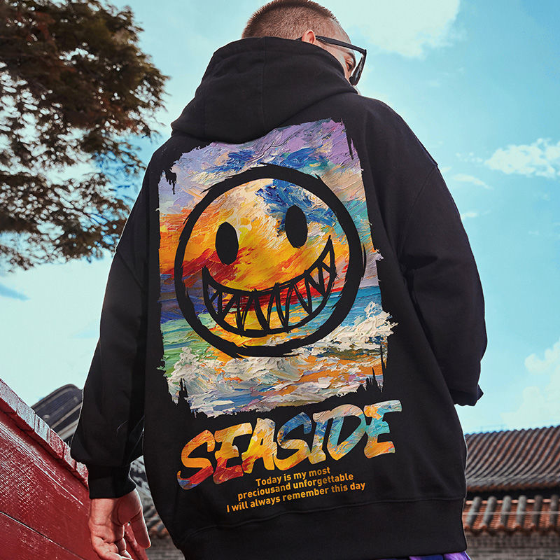 MEN HIGH STREET LOOSE FIT HOODIE