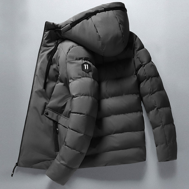 THICK WINTER LONG WINDBREAKER WINDPROOF CASUAL JACKET