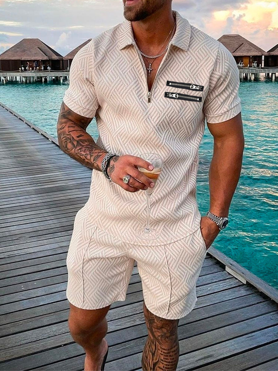 SOLID PRINT SUMMER SUITS