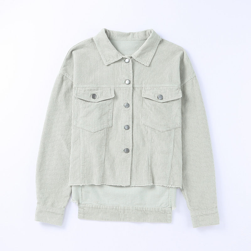 Niche Corduroy Lapels Jacket